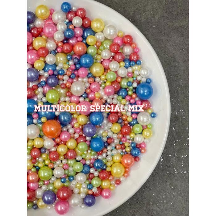 Gambar 50gr Edible Sprinkle Import / Beads Sugar Icing for Cake / Trimit - Mix Multicolour, 50 gr dari Vania Es Store undefined Tokopedia