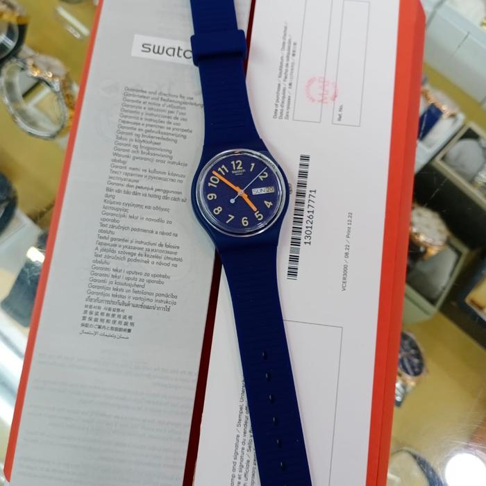 Jual SWATCH Jam Tangan Wanita SO28I700 TRENDY LINES AT NIGHT