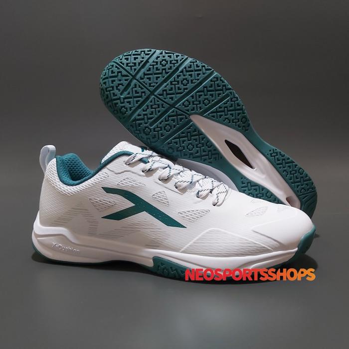 Gambar Sepatu Badminton Hundred HNDRD Beast Pro Original - White T.Green, 43 dari neosportsshops undefined Tokopedia