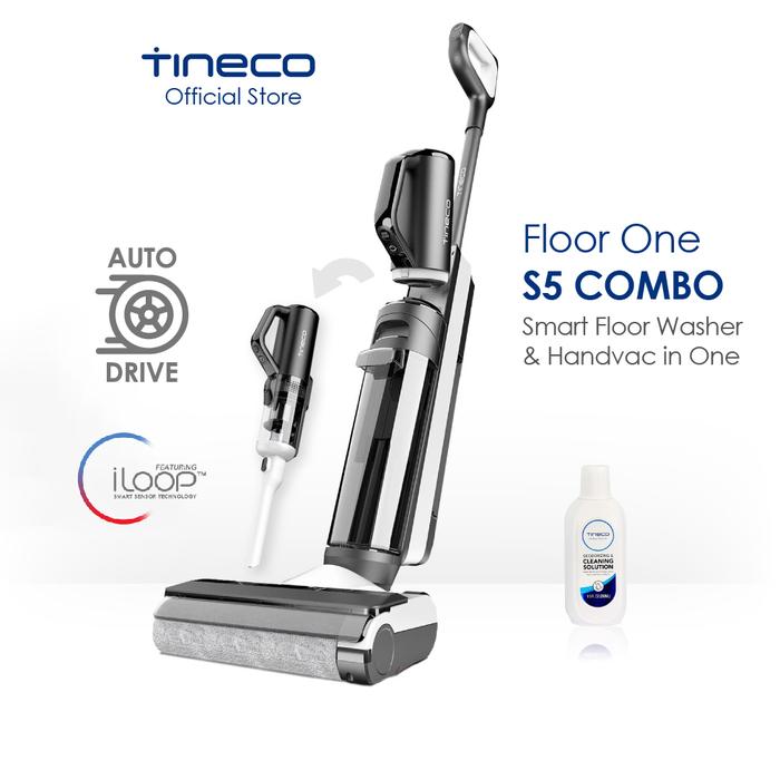 Gambar Tineco Floor One S5 Combo Smart Wet Dry Cordless Stick Handheld Vacuum - S5COMBO dari Tineco Indonesia undefined Tokopedia