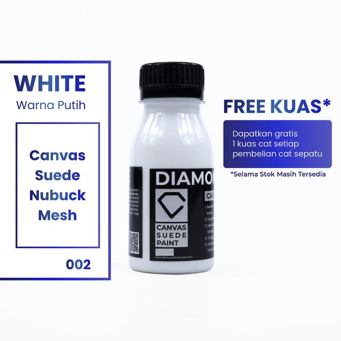 Gambar Cat Repaint Sepatu Kanvas Suede 30ml - Putih dari Diamond Shoes Care undefined Tokopedia