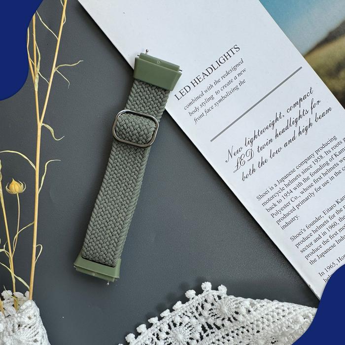 Gambar Elastic Strap Redmi Watch 3 ACTIVE Tali Jam | Xiaomi Watch 3 ACTIVE Bahan Elastic - Army dari obone undefined Tokopedia