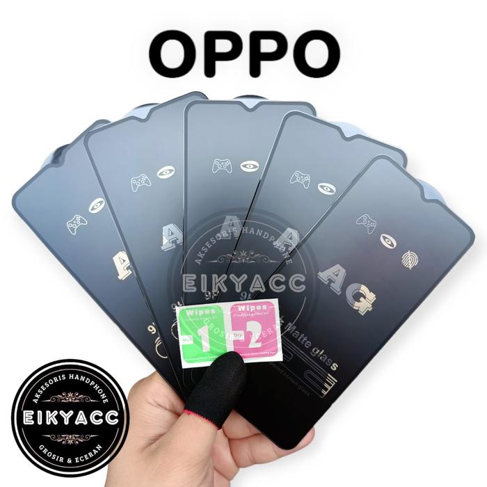 Jual Tempered GLASS matte FULL Oppo A53 A33 A92 A72 A52 OP A53