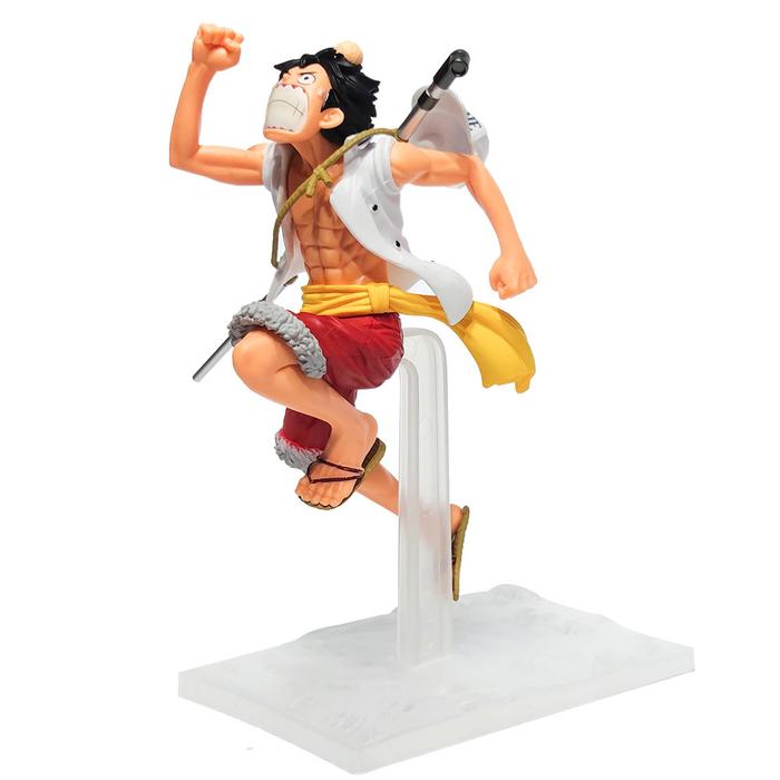 Gambar Action Figure One Piece Anime Running Brother Monkey D Luffy Portgas Ace Sabo Collection Pajangan - MONKEY D LUFFY dari Happy Land Store undefined Tokopedia