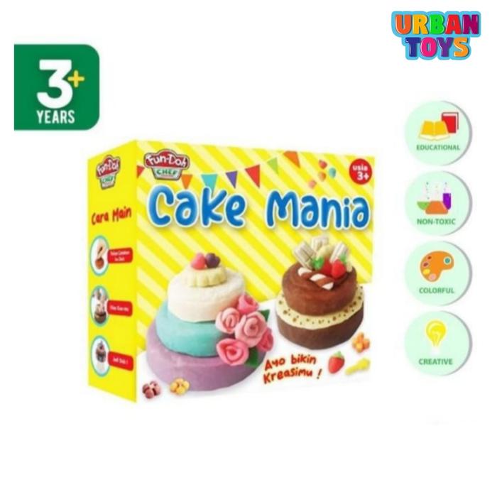 Promo Fun Doh Cake Mania Mainan Lilin Anak FunDoh PlayDoh
