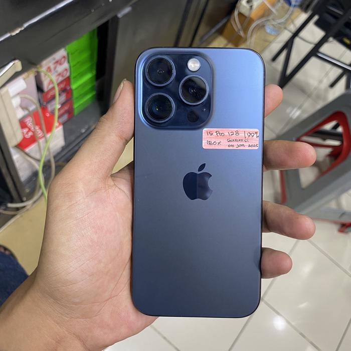 Gambar iphone 15 pro 128gb ibox second dari Iphone.store undefined Tokopedia
