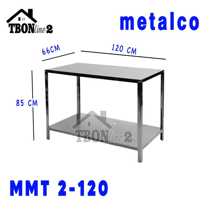 Gambar METALCO MEJA STAINLESS STEEL MMT 2 - MMT2 - 120CM dari tbonline2 you undefined Tokopedia