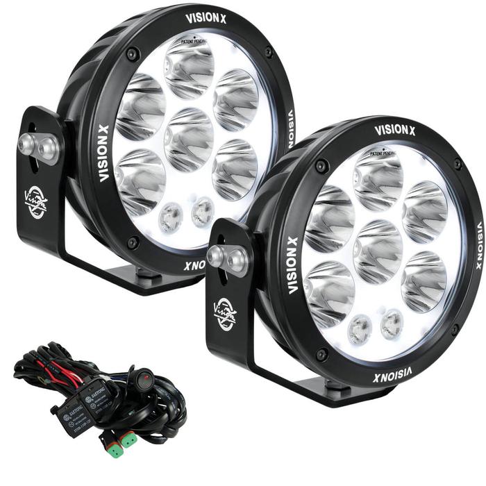 Gambar Vision X Pair Of 6.7" Cannon ADV Halo 8 Led Light - Clear dari ipurbagency undefined Tokopedia