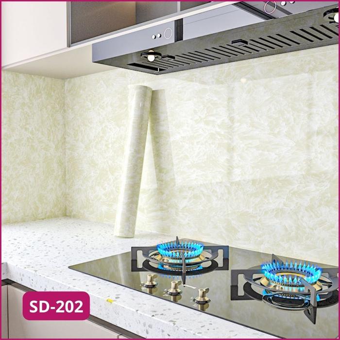 Gambar STIKER DAPUR MOTIF 60CM x 3M WALLPAPER STICKER KITCHEN ANTI PANAS DAN MINYAK STIKER MEJA WATERPROOF - SD-202 dari CROWN STAR undefined Tokopedia