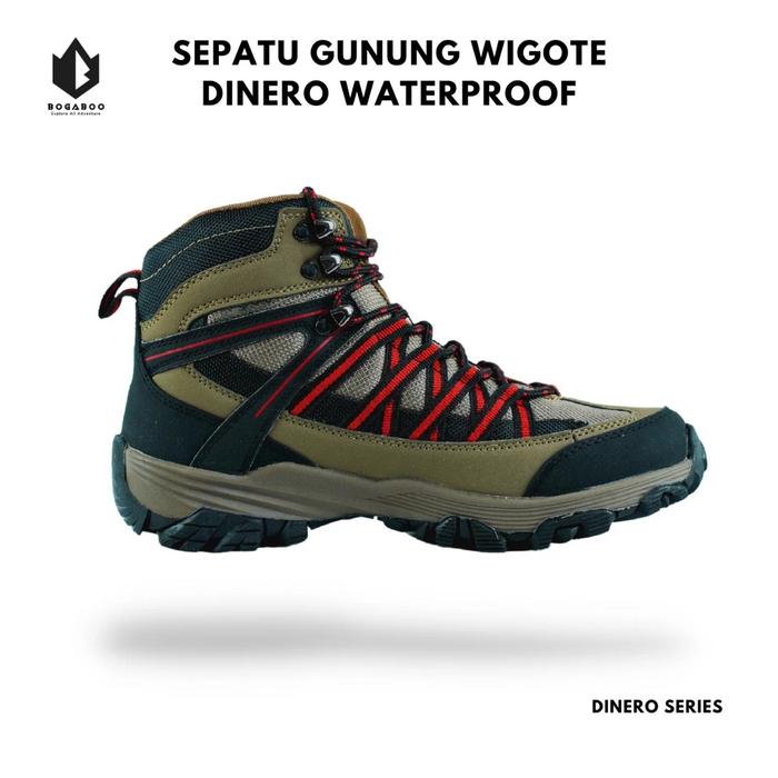 Gambar sepatu outdoor gunung hiking protect wigote dinero Waterproof trekking unisex pria wanita touring shoes shoe camping no air protect outdoor pro snta - Cokelat, 38 dari GROSIRAN OUTDOOR GEAR undefined Tokopedia