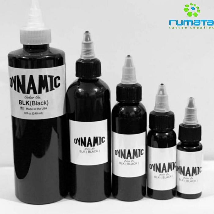 Gambar Tinta Tattoo Hitam Dynamic BLK & TBK USA Original - BLK, 1oz dari INDONESIA PUSAT undefined Tokopedia