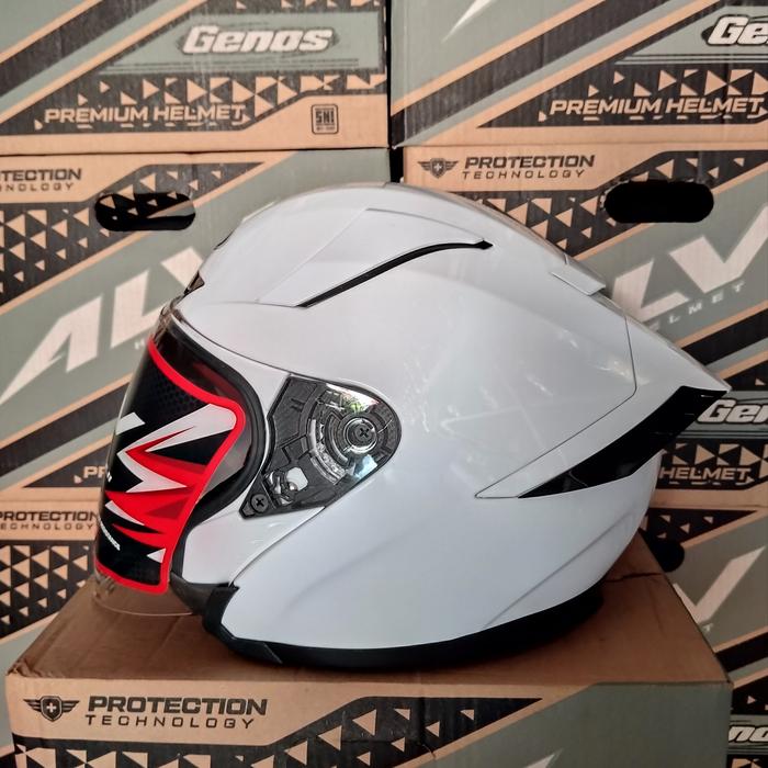 Gambar HELM ALV GENOS - Putih, XL dari Historyhelmet09 undefined Tokopedia