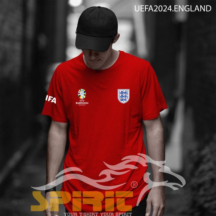 Gambar Jersey Kaos Timnas Inggris UEFA Euro 2024 Germany Baju England Piala Eropa 2024 Lengan Pendek - Merah, XS dari spirit tshirt store undefined Tokopedia