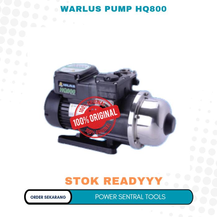 Gambar Mesin Pompa Walrus Pompa Air Dingin HQ 800 Multi Stage Booster Pump dari Power sentral tools undefined Tokopedia