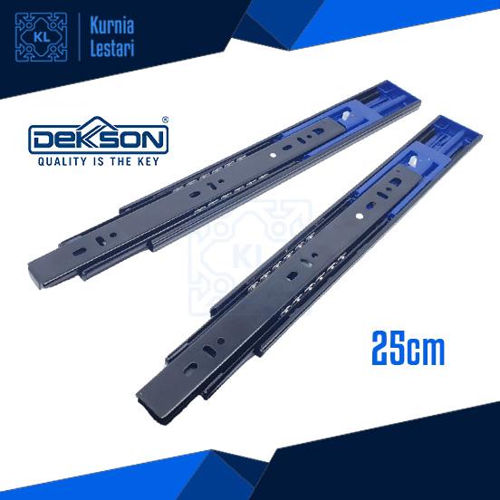 Gambar Rel Laci DEKSON Slow Motion Double Track Full Extension Dekkson - 25cm dari Kurnia Lestari Aluminium undefined Tokopedia