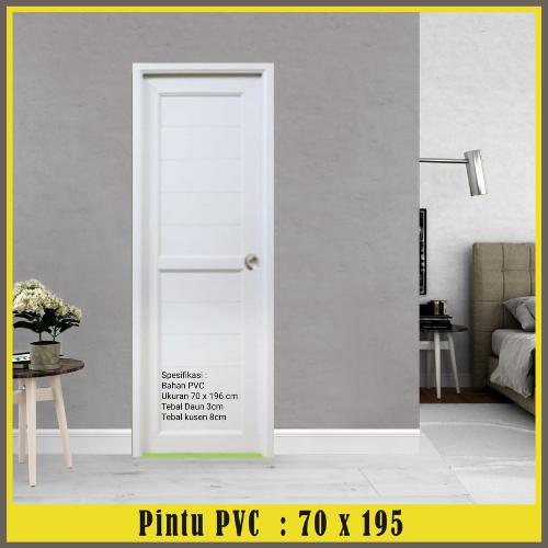 Gambar Pintu Kamar Mandi PVC | Pintu Toilet | Pintu WC | Pintu Plastik Minimalis - Putih, KIRI dari indo_doors undefined Tokopedia