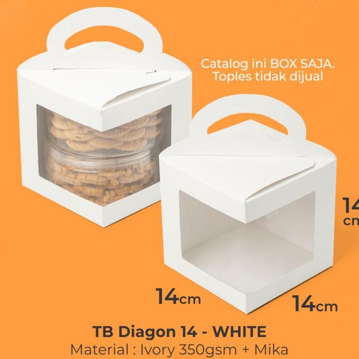 Gambar Box Handle Hampers 14x14x14 Dus Packaging isi 2 Toples Kue Kering 500gr - brown dari shinning starr undefined 4 Tokopedia