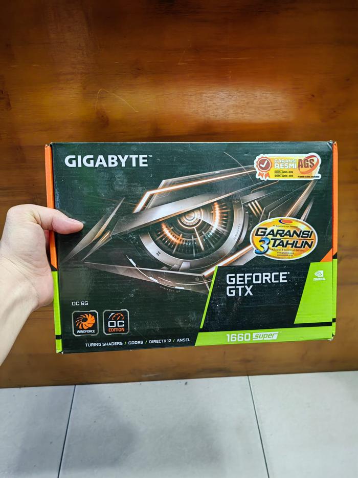 Jual VGA Gigabyte GeForce GTX 1660 SUPER OC 6G -Bekas (Second
