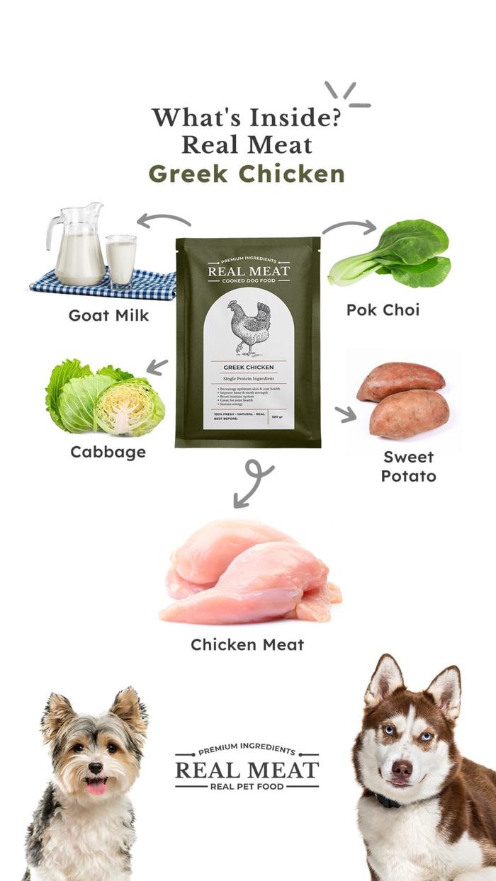 Gambar REAL MEAT Cooked Dog Food Series Makanan Alami untuk Anjing Sehat dan Bernutrisi Seimbang untuk Gizi Sempurna - Chicken, 150g dari Furriends.id undefined Tokopedia