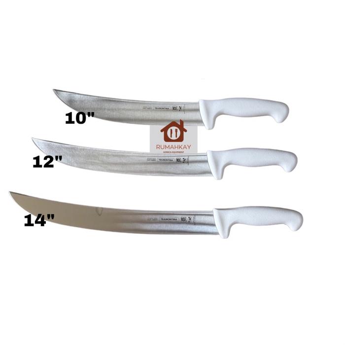 Gambar Tramontina Cimeter Butcher Knife / Pisau sembelih pengupas kulit ORIGINAL - 12inch dari Rumah-Kay undefined Tokopedia