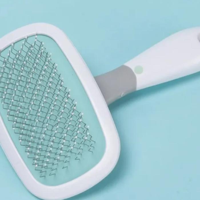 Gambar Yee Sisir Kucing Anjing Anti Sakit Bulu Cat Dog Pet Comb Brush Shedding Slicker Grooming hair removal supplies Silicone Rubber Hair Self Cleaning Pet Brush - Hijau, S dari yabbadabbadoo.indonesia undefined Tokopedia