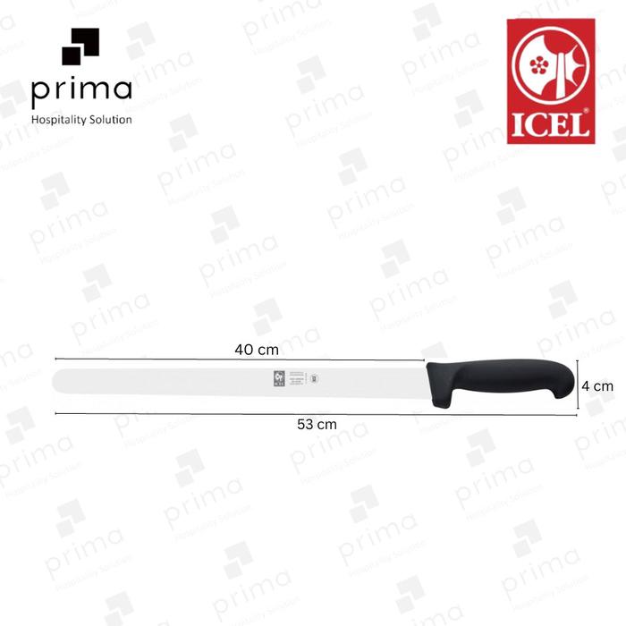 Gambar Slicing Knife PP, Black | Pisau Iris Professional - ICEL - 40cm dari PrimaSaranaAbadi undefined Tokopedia