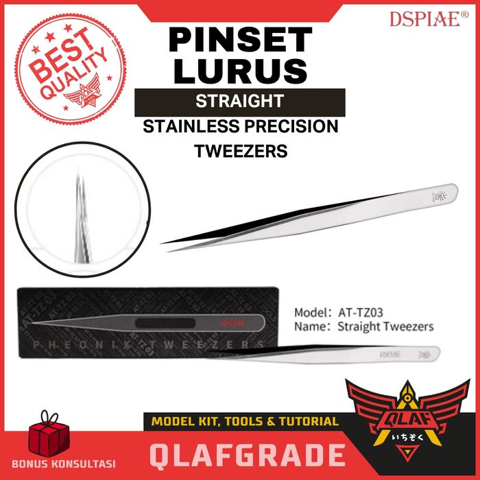 Gambar Pinset Metal Precision Professional Tweezers for Hobby - STRAIGHT dari Wahkhilaf undefined Tokopedia