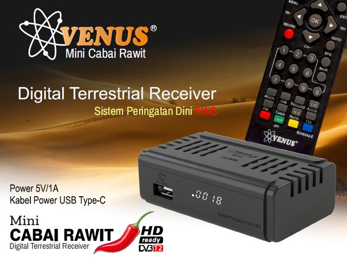 Gambar VENUS CABAI RAWIT MINI SET TOP BOX TV DIGITAL GARANSI RESMI 1 TAHUN - STB ONLY dari SUBUR STORE JKT undefined Tokopedia
