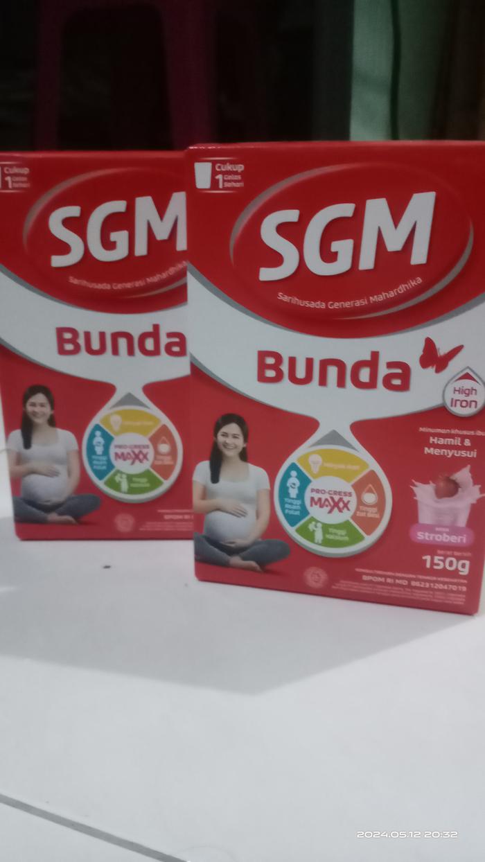 Gambar Susu SGM Bunda 150 gram Rasa Stroberi dari SHM_Store. undefined Tokopedia