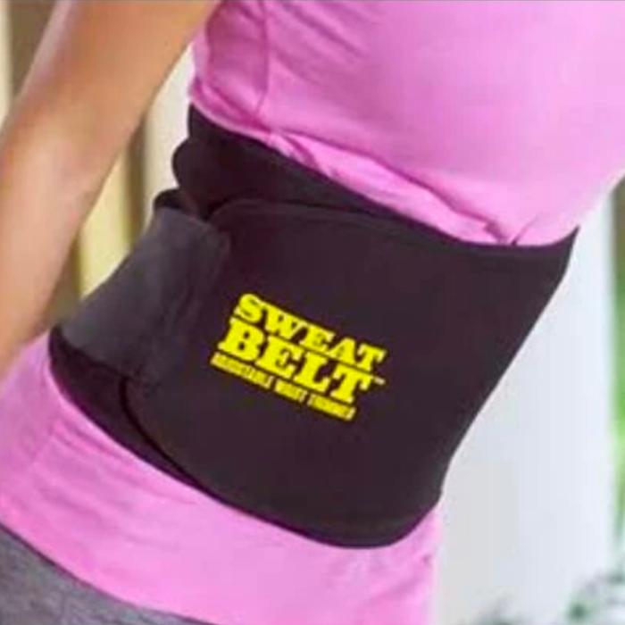 Jual NEW SWEAT BELT PREMIUM WAIST TRIMMER CORSET SHAPER Jakarta - Main Image