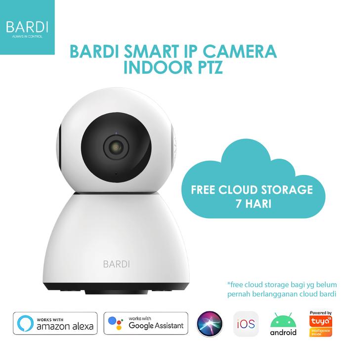 Gambar BARDI Smart IP CAMERA CCTV 360 INDOOR PTZ PAN TILT ZOOM Wifi HOME - Unit Only dari agksmarthome undefined Tokopedia