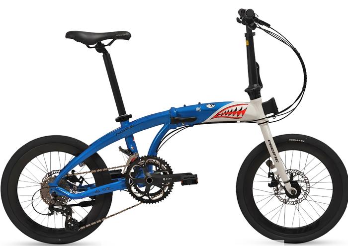 Gambar Sepeda Lipat Pacific Noris Nexx 2.0 Shark Edition - Blue, 20 dari Pacific Bike Shop undefined Tokopedia