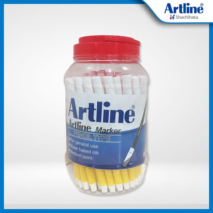 Gambar ARTLINE Spidol Mewarnai Marker Toples EK-316T - Yellow dari Artline Indonesia undefined Tokopedia