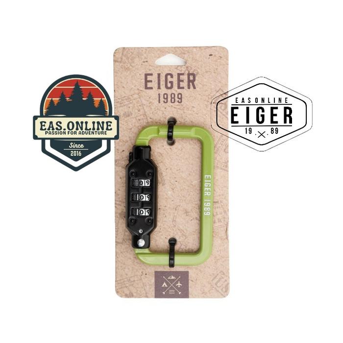 Gambar Kunci Gembok Eiger 9762 Rectangle Combination Padlock - Olive dari EAS ONLINE undefined Tokopedia