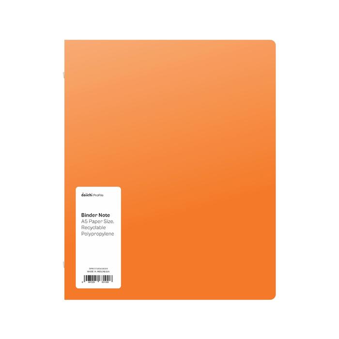 Gambar Binder Note Ring File Buku Binder Isi Kertas dan Pembatas Daiichi Profil 2 - Orange, B5 dari daiichi files store undefined Tokopedia