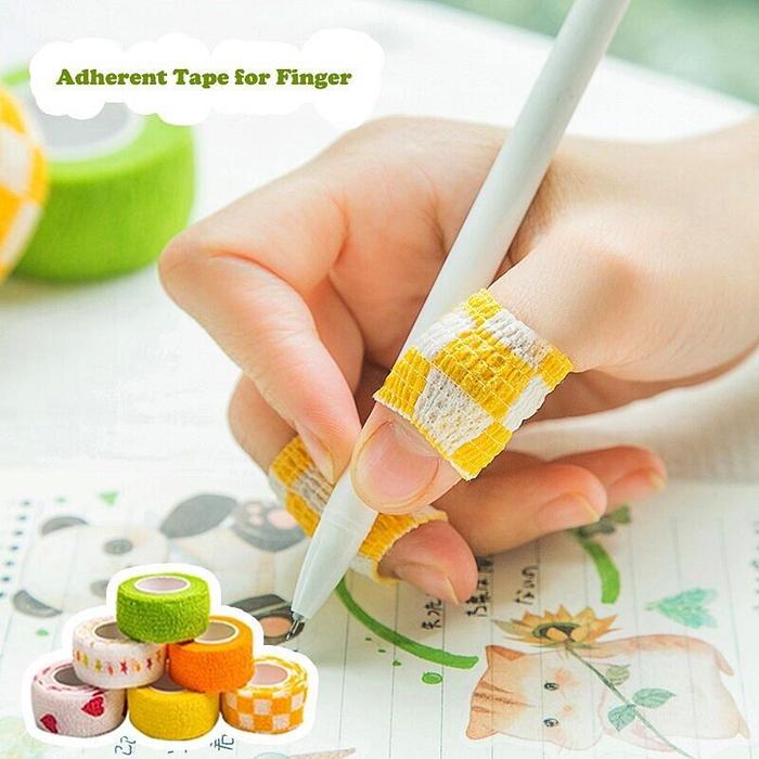 Gambar Stationery Plester Pelindung Jari Tangan Tulis Motif Lucu Random dari Luxe Living Home Appliances undefined Tokopedia