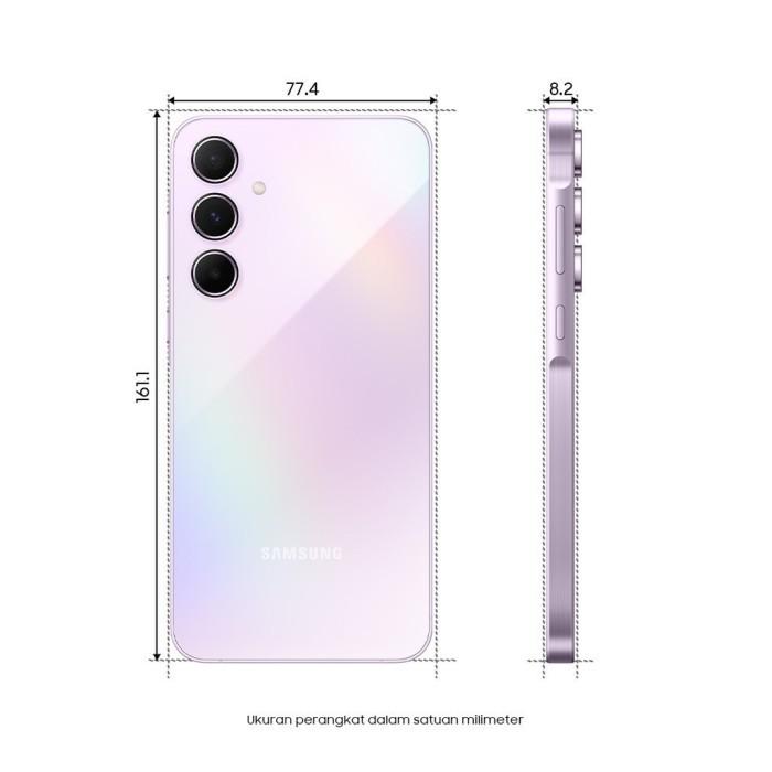 Gambar SAMSUNG Galaxy A55 5G RAM 8GB/ 12GB/ 256GB - ICEBLUE - IP67 - sAMOLED 120Hz - 50MP - EXYNOS 1480 - IP67- RESMI SEIN - LiLac, RAM 8GB/ 256GB dari Tmobile itc bsd undefined Tokopedia