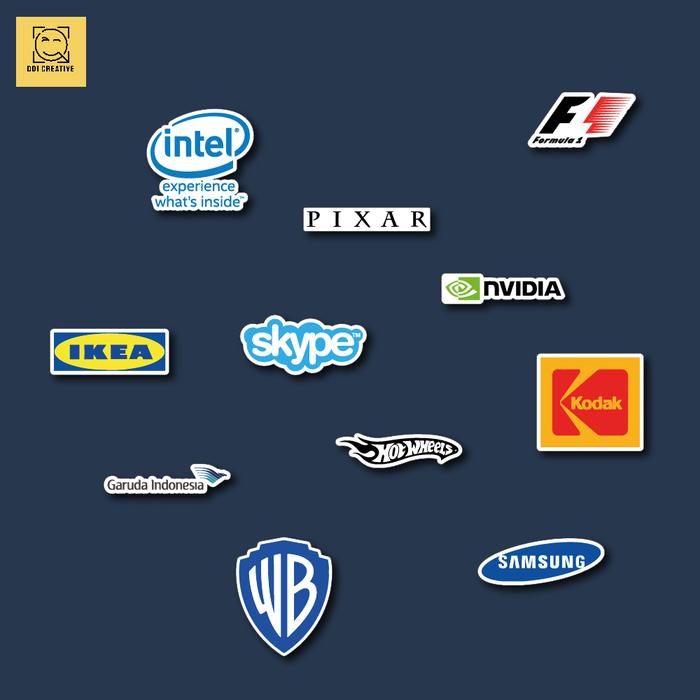 Gambar STIKER BRAND LOGO | STICKER MEREK LOGO LAPTOP HELM TUMBLR KOPER - BAGIAN D dari DDI Creative undefined Tokopedia