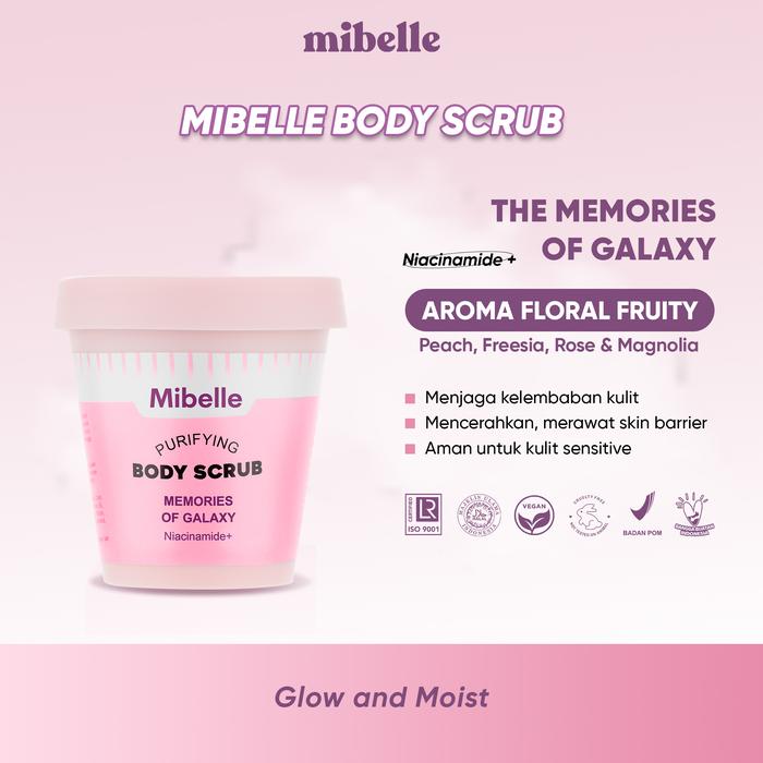 Gambar Mibelle Bundling Mix Dapat 2 (Scrub, Wash 80ml, Lotion 80ml, SPF 80ml) - GALAXY, SCRUB+WASH80ML dari mibelleskin undefined Tokopedia