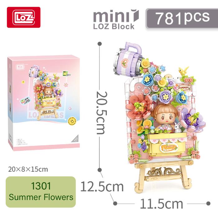 Gambar Block City - Block Spring Flower Painting Puzzle Block Brick Mainan Balok Lukisan - 1301-SumerFlowr dari Blockcity undefined Tokopedia
