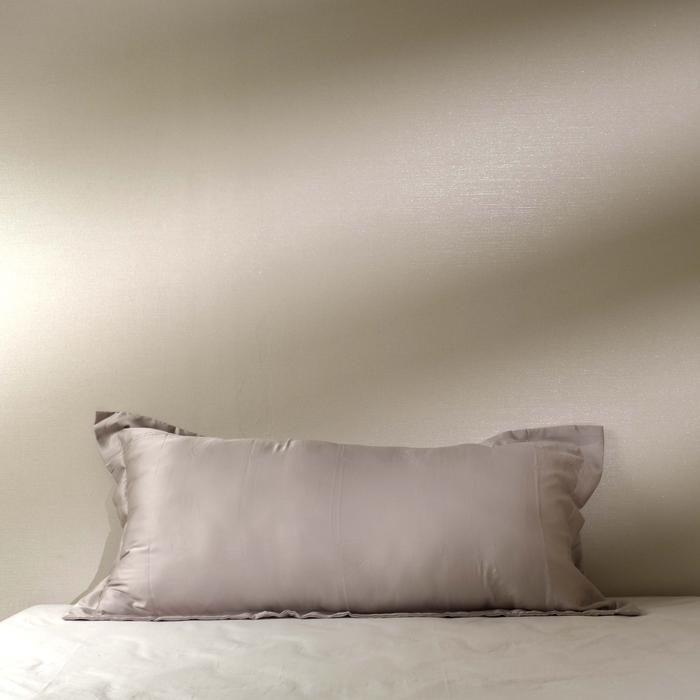 Gambar Sarung Bantal Cinta 50x100 Serat Bambu Organic Sutra Lyocell Polos - Silver dari SoulmateBedsheet Kota Administrasi Jakarta Timur Tokopedia