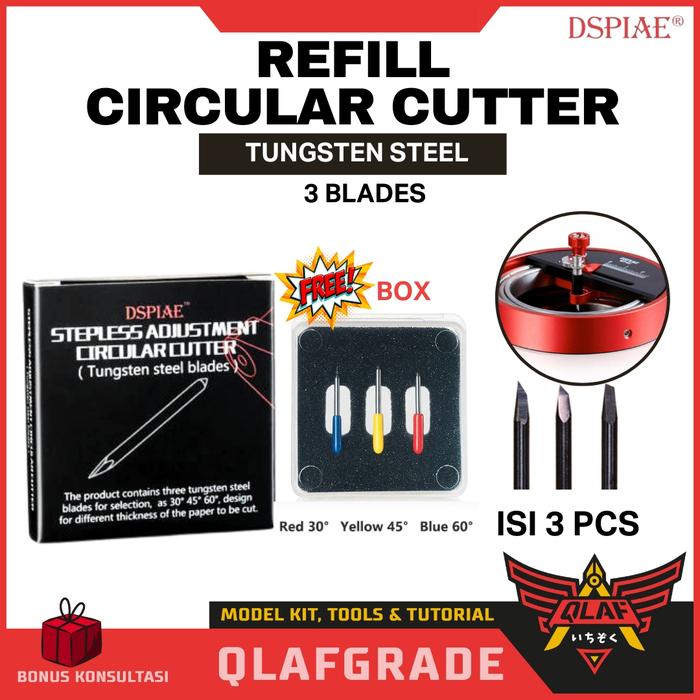 Gambar Pemotong Lingkaran Circular Cutter Dspiae - Refill Blades dari Wahkhilaf undefined Tokopedia