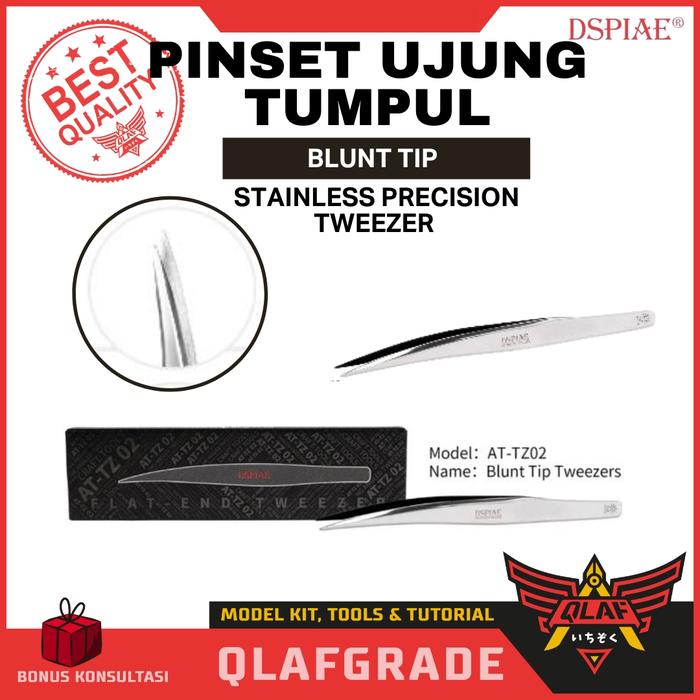 Gambar Pinset Metal Precision Professional Tweezers for Hobby - BLUNT TIP dari Wahkhilaf undefined Tokopedia