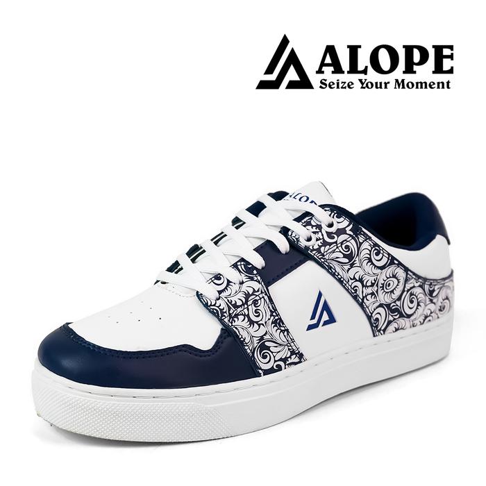 Gambar ALOPE - SEPATU AKRA SEPATU MOTIF BATIK KEKINIAN SIZE DEWASA - Biru, 42 dari Alope Official undefined Tokopedia