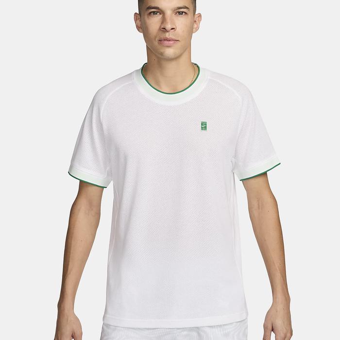 Gambar Nike Court Heritage Logo Tennis Tee / Baju Tenis Nike - White, L dari 24seven on court undefined Tokopedia