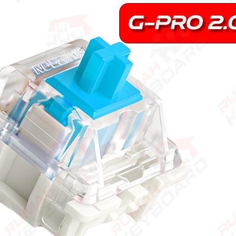 Gambar Gateron Switch Pro 2.0 5 pin for mechanical gaming keyboard mekanikal Blue Brown - BLUE SWITCH dari Click & Go Tokopedia undefined Tokopedia