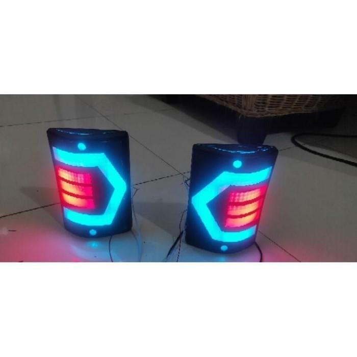 Gambar Paket lampu sen pipi dan sen+kota bemper L300 custom variasi - Sen pipi saja, Ungu+kuning dari Lampu Mobil Led undefined Tokopedia
