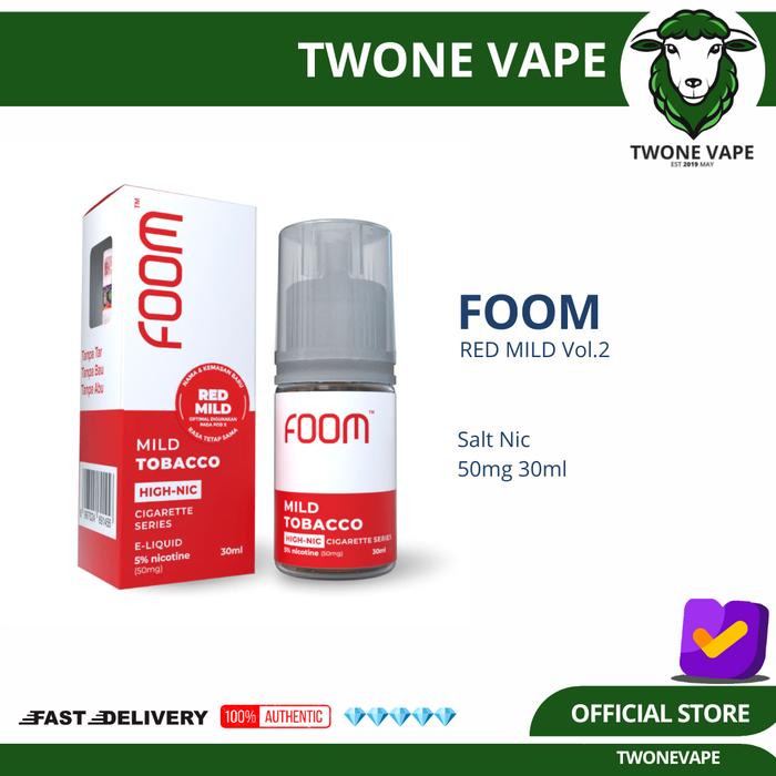 Gambar Liquid Foom Cigarette Series | Foom Red Mild | Ice Blast | Java Kretek - Red Mild dari Twoneofficial undefined Tokopedia