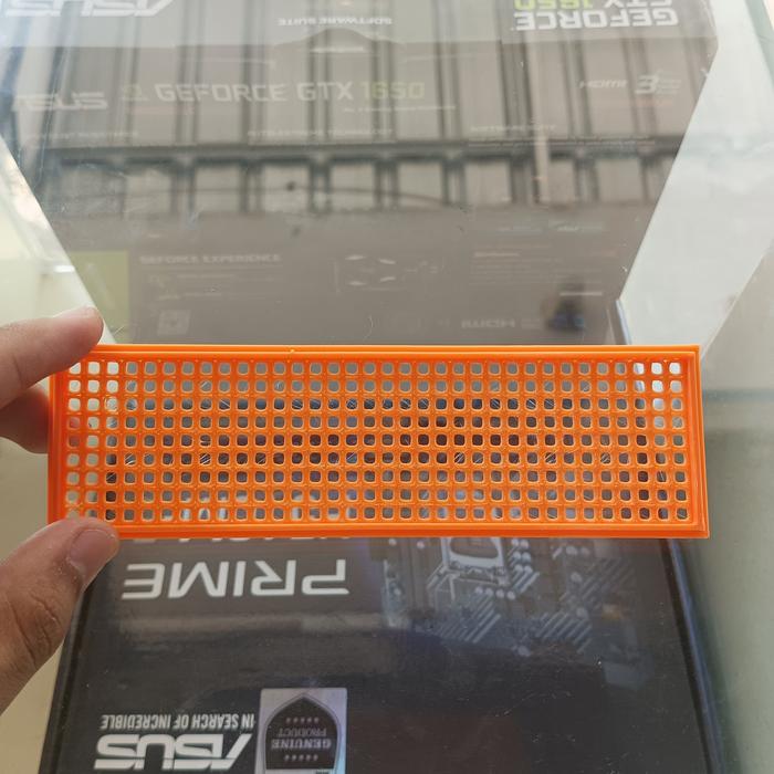 Gambar Universal Back Plate / Back Panel PC untuk Semua Jenis Motherboard - Orange dari OC Techno undefined Tokopedia