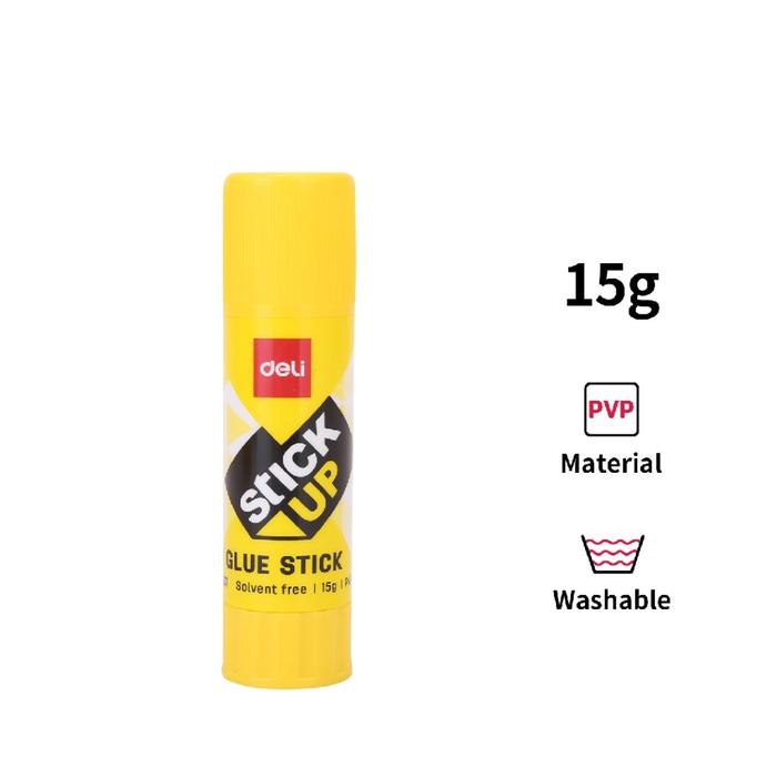 Gambar Lem Stick Deli Super Kuat PVP 8/15/20/36 Gram - 15 gr dari gomall.id undefined Tokopedia
